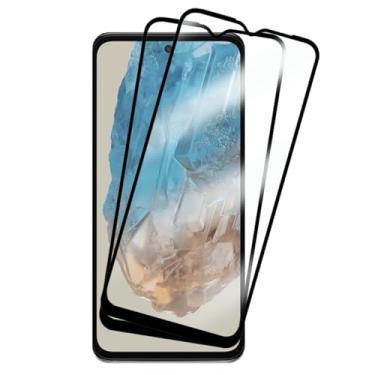 Imagem de 2 Películas de Vidro Temperado 3D Full Cover para Samsung Galaxy M35, Proteção Total da Tela, Anti-impacto, 9H, Transparente