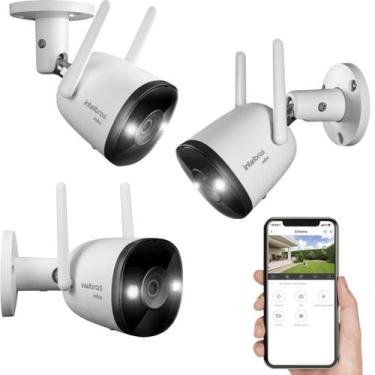 Imagem de Kit 3 Câmeras Intelbras iM5+ Wi-Fi Full HD Full Color Visão Noturna Áu