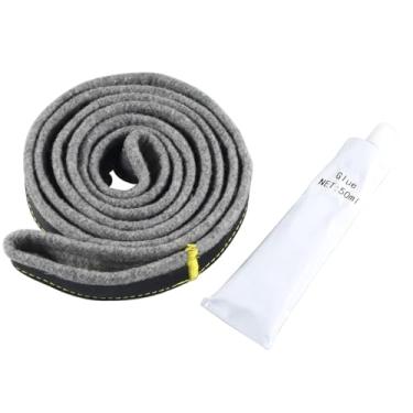 Imagem de SanilParts DC97-07618A Selo de feltro de tambor de secador atualizado compatível com secador Samsung substitui 3998155 AP4453798 PS4218879 EAP4218879