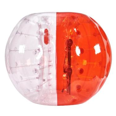 Imagem de VEVOR Bola inflável amortecedora, 1 pacote, 1,5 m, bolas de Sumo Zorb para adolescentes e adultos, bolas de bolhas de hamster humano de PVC de 0,8 mm de espessura para jogos em equipe ao ar livre,