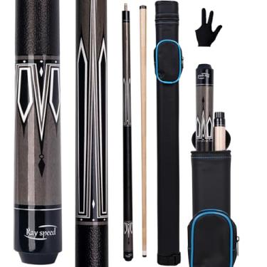 Imagem de Ray speed Bastão de taco de sinuca com eixo de deflexão baixa com estojo rígido de 540 a 590 ml bastão de sinuca profissional