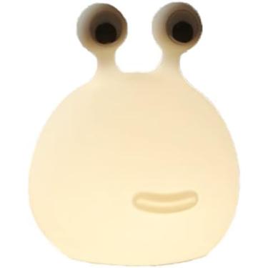 Imagem de Caracol Silicone Night Light Estudo Moderno Simples Quente Criativo Quarto Candeeiro De Mesa Led Decoração Monocromático Luz Quente Decoração De Mesa Lâmpada De Alimentação De Bebê Bebê