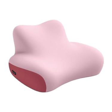 Imagem de Ioensy Travesseiro triangular para cama, encosto, respirável, simples, reclinável, multifuncional, para quarto, para mãe e mulheres, cama, travesseiro em, Rosa