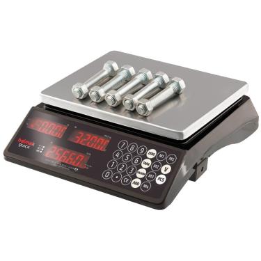 Imagem de Balança Digital Comercial 33KG Pesadora Computadora e Contadora Inox QUICK33B Balmak