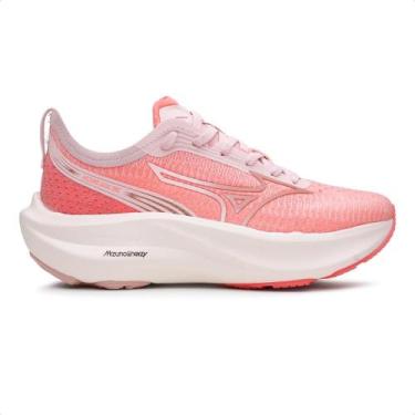 Imagem de Tênis Mizuno Base One Feminino, 34, Rosa, Branco