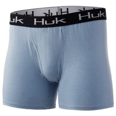 Imagem de HUK Cueca boxer Waypoint | Cuecas boxer Dry Fit com fibras refrescantes