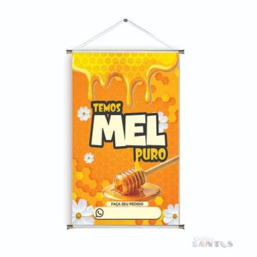 Imagem de Banner pronto Mel BA 567 medida 45x70 cm arte Pronta