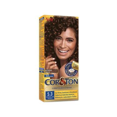 Imagem de Coloração Niely Cor&Ton Castanho Claro Dourado 5.3