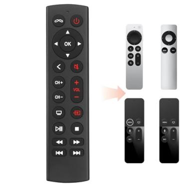 Imagem de Controle remoto de substituição para Apple TV/Apple TV 4K/Gen 1 2 3 4/HD, A1156 A1427 A1469 A1378, sem função de voz sem Siri