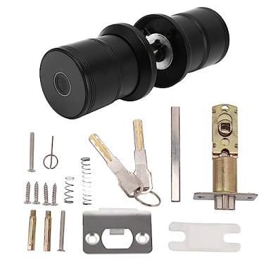 Imagem de Smart Door Lock Teclado do teclado Bluetooth semicondutor preto liga de zinco a aço eletrônico de entrada digital sem chaves bloqueio de segurança para o escritório em casa de 40