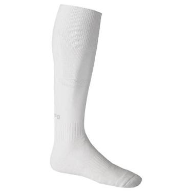 Imagem de Meião lupo para futebol com cano longo ref:1995 masculino, Branco, 41/