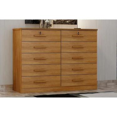 Imagem de Cômoda De Quarto Milão-deca C- 10 Gavetas Cumaru 23 - Novo Horizonte