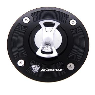 Imagem de Riderjacky Tampa do tanque de combustível de motocicleta sem chave para Suzuki KATANA 600 750 1998 1999 2000 2001