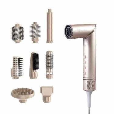 Imagem de BE EMOTION Modelador e Secador Multi Styler 8 em 1 Dourado (110 Volts)