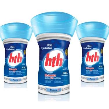 Imagem de Kit Três Unidades De Flutuador Advanced 830Gr Hth Piscinas
