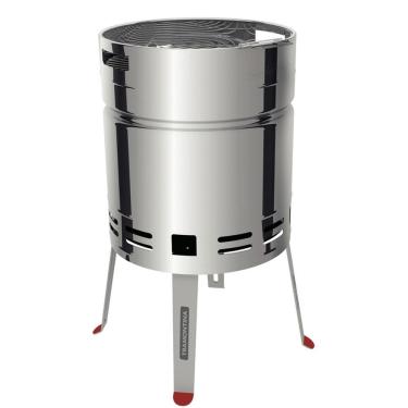 Imagem de Churrasqueira a Carvão Tramontina TCP 400 Aço Inox com Bandeja para Carvão em Aço Esmaltado 26500006