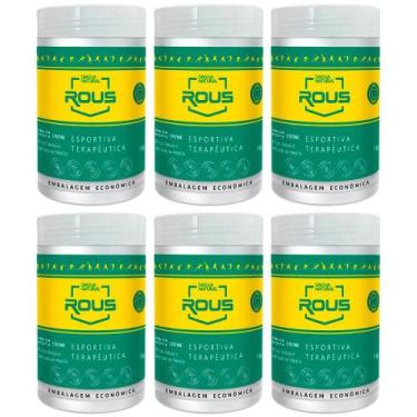 Imagem de Kit 6 Potes Creme de Massagem Esportiva Dagua Natural Arnica Sports 1k