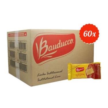 Imagem de Mini Bolacha De Maizena Bauducco Sachê Biscoito 9g- 60un