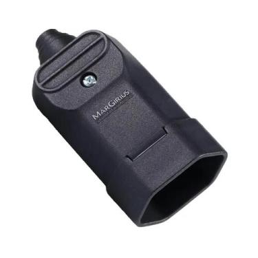 Imagem de Tomada 3 Pinos 10A Fêmea TMD11 Preto Margirius