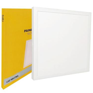 Imagem de Painel Led Sobrepor 60cm Retangular 40w Neutro 4000K - BRILIA, Branco 