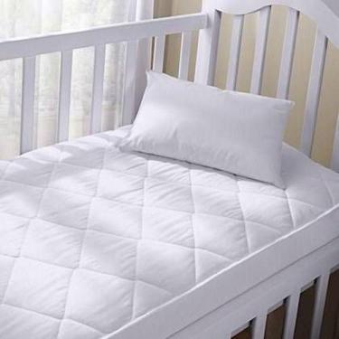Imagem de Protetor de Colchão de Berço Elástico Impermeável Branco Altenburg