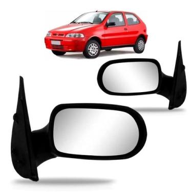 Imagem de Par Retrovisor Palio Fire 2 Portas 2001 A 2003 Sem Controle - RETROVEX