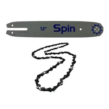 Imagem de Sabre Com Corrente Serra Para Motosserra Stihl Ms 170 180 - Spin