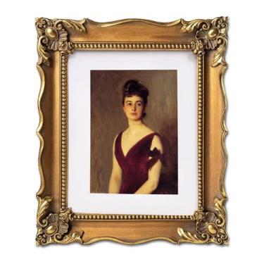 Imagem de Porta-retratos Saysmile Vintage 20x25cm com flor em relevo