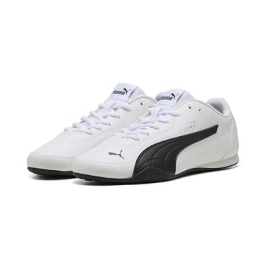 Imagem de PUMA Tênis unissex adulto de cano baixo, Branco X Preto, 35/36 BR