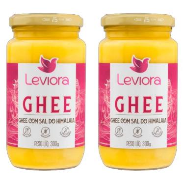 Imagem de Kit 2X: Manteiga Ghee com Sal do Himalaia Sem Lactose Leviora 300g