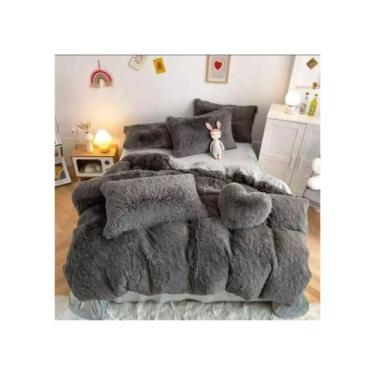 Imagem de Cobertor peludo de 2 lugares para a temporada de inverno - Lightbek Of