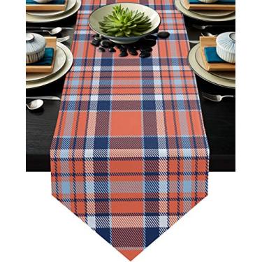 Imagem de Art SHOWING decoração de mosaico mesa corredor artigos de festa tecido decorações para casamento aniversário chá de bebê colorido triângulo gométrico estilo exótico, acabamento triangular, Lattice *170asg8351, 13x70inch