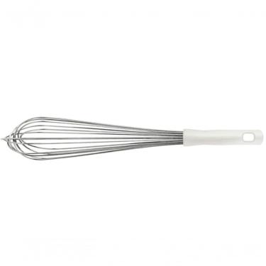 Imagem de Batedor Manual Tramontina Profissional Em Aço Inox Com Cabo Em Polipropileno Branco 45 Cm