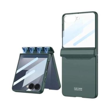 Imagem de Capa Magnética Rígida Para Samsung Galaxy Z Flip 7 6 5G Com Protetor D