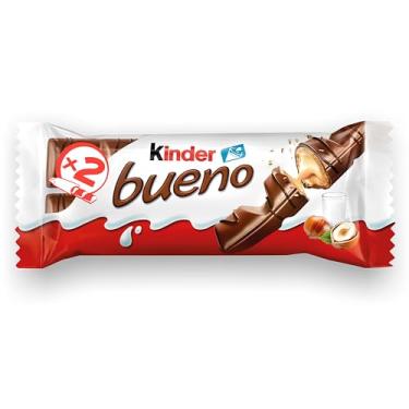 Imagem de Kinder Bueno Leite Chocolate Creme De Avelã Barra De Wafer, 43g