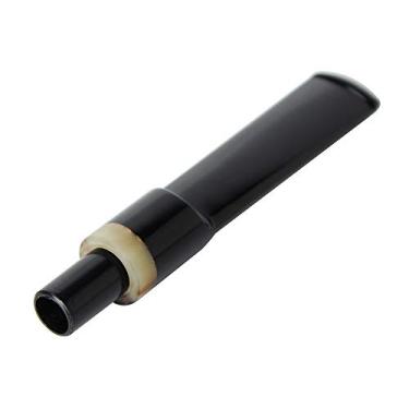 Imagem de OLD FOX Bocal de substituição para haste de cachimbo de tabaco reto com anel de buzina serve para filtros de tubo de 9 mm BE0132