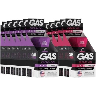 Imagem de Atacado 12x Caixas Gas Energy Gel 120 Sachês Bodyaction, Variado