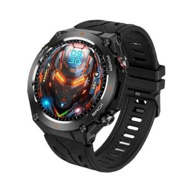 Imagem de Relógio Inteligente Militar Masculino GPS 2025 T Rex 3 AMOLED 650mAh À