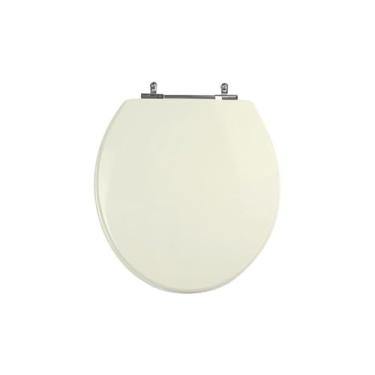 Imagem de Assento Sanitário Poliéster Para Louça Áries (Eternit) Aço Bege Sedile Bege