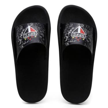 Imagem de Chinelo Slide Nuvem Masculino SPFC Confortavel Leve Macio Estiloso Ana