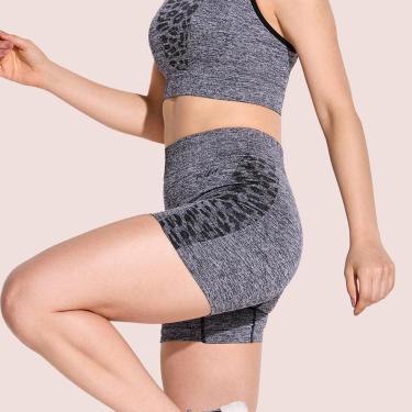 Imagem de Shorts Feminino Adulto Com Cós Alto Trifil Sem Costura Para Academia Treino Corrida-Feminino