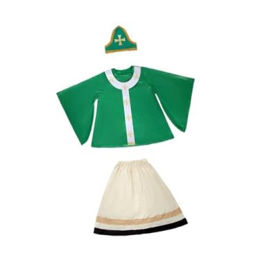 Imagem de oshhni Fantasia infantil de Dia de São Patrício, Fantasia de duende para festa irlandesa, S
