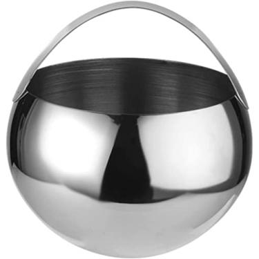 Imagem de Balde de gelo de aço inoxidável isolado de parede dupla premium com tampa balde de gelo para festa balde de champanhe balde de gelo durável ideal para bar, festa, cerveja, champanhe e vinho