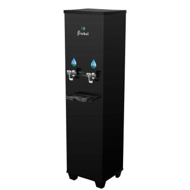 Imagem de Purificador Coluna 25L 2 Torneiras Ra25 Office Black Com Filtro 220V - Frisbel