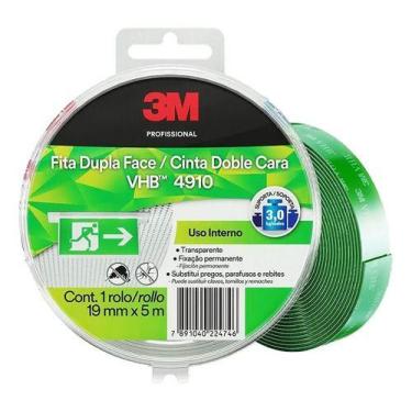 Imagem de Fita Dupla Face Fixa Forte 19mm X 5m Scotch 3m Transparente