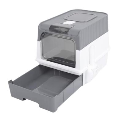 Imagem de Luocute Caixa de Areia para Gatos, Design de Gaveta de Tamanho Grande, Ultra Violeta Inteligente, Caixa de Areia para Gatinhos, para Casa