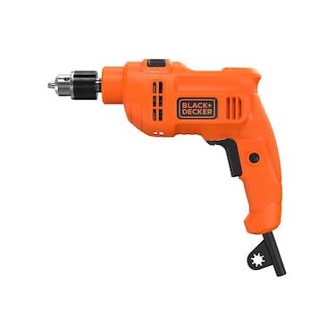 Imagem de Furadeira de Impacto Black+Decker BED710450 3/8” 450W Empunhadura Ergonômica Gatilho Anatômico Laranja e Preta