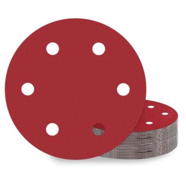 Imagem de Discos de lixar Awutzut 320 Grit 23 cm e 6 furos para lixadeira de dry