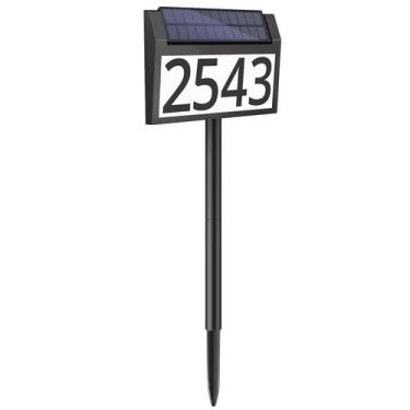 Imagem de Sinal de endereço solar MaxVolador LED iluminado à prova d'água