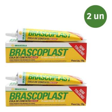 Imagem de Cola De Contato Multiuso 75g Cola De Sapateiro 2 Unidades Tecido Espum